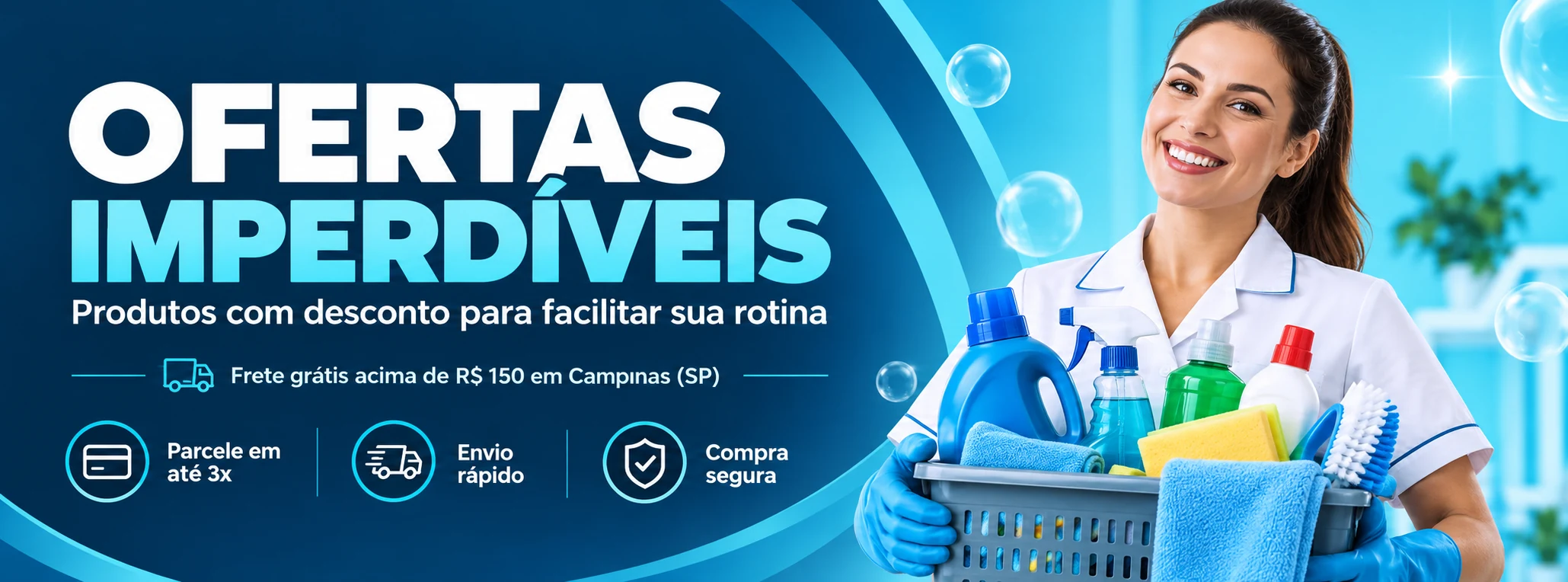 Ofertas imperdíveis. Produtos com desconto e frete grátis acima de R$ 150 em Campinas.