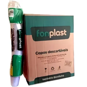 COPO DESCARTAVEL TRANSPARENTE FONPLAST CX 2500 PS