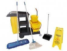 KIT COMPLETO DO CARRINHO FUNCIONAL DE LIMPEZA