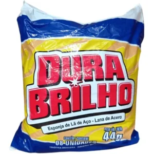 LÃ DE AÇO DURA BRILHO VEJA STEEL 44G C/8