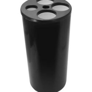 LIXEIRA DE COPOS COM 5 TUBOS PARA COPOS DE ÁGUA E CAFÉ