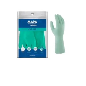 LUVA LATEX M MUCAMBO VERDE FORRADA
