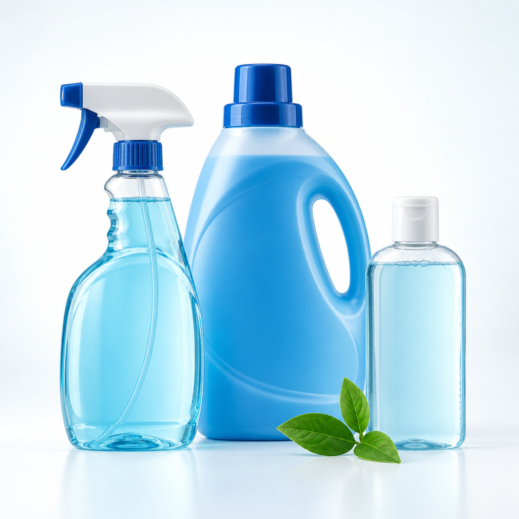 Produtos de limpeza sem marca